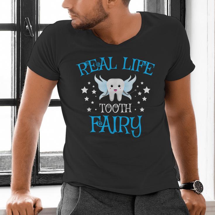 Tooth Fairy Tshirt Cute Dental Hygienist GraduationShirt Men's V-Neck T-Shirt
