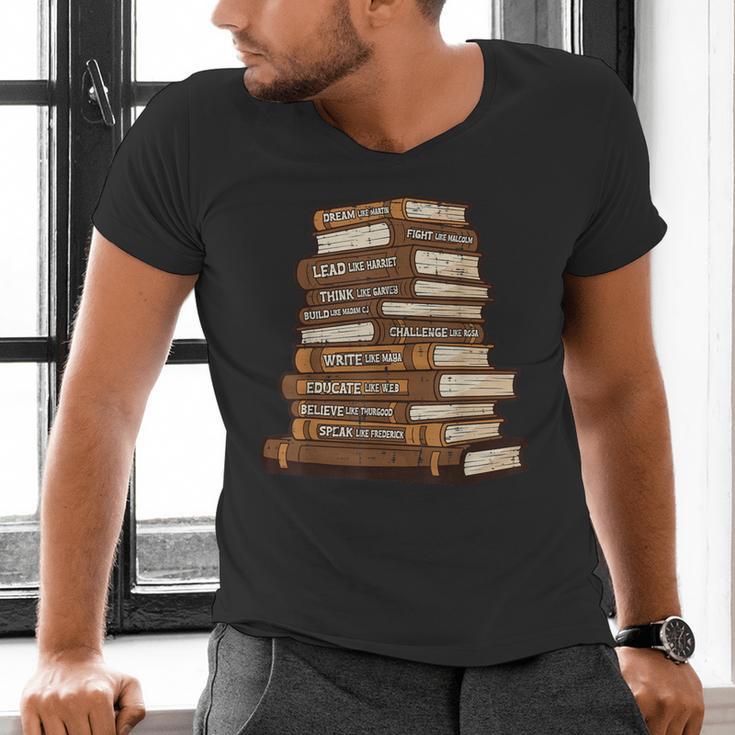 History Books Dream Like Martin African Women Men Kids Men's V-Neck T-Shirt History Books Dream Like Martin African Women Men Kids Men's V-Neck T-Shirt