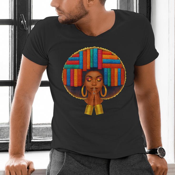 History Girl Women Book Lover Education Is Freedom Men's V-Neck T-Shirt History Girl Women Book Lover Education Is Freedom Men's V-Neck T-Shirt