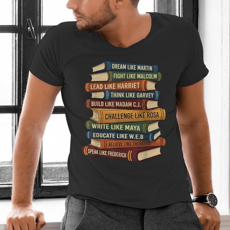 History Month Dream Like Martin Books Men Women Kids Men's V-Neck T-Shirt
