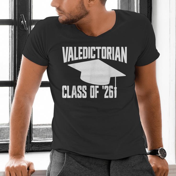 Valedictorian Class Of '26 Graduation 2026 Valedictorian Men's V-Neck T-Shirt