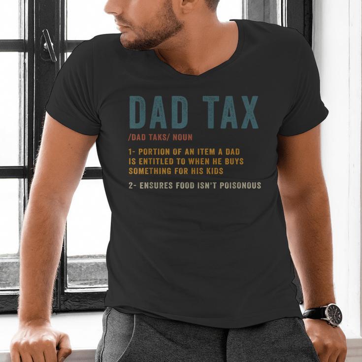 Vintage Dad Tax Definition Men Father's Day Men's V-Neck T-Shirt Vintage Dad Tax Definition Men Father's Day Men's V-Neck T-Shirt