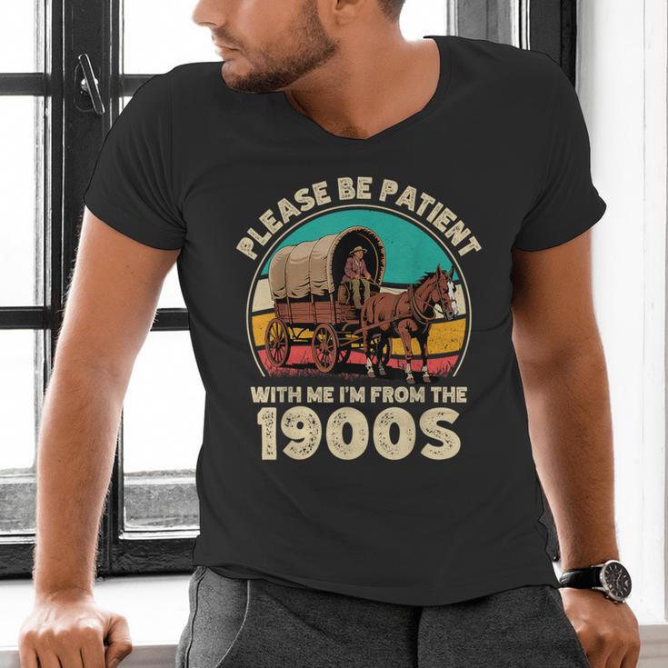 Vintage Please Be Patient I'm From The 1900s Men Women Men's V-Neck T-Shirt Vintage Please Be Patient I'm From The 1900s Men Women Men's V-Neck T-Shirt