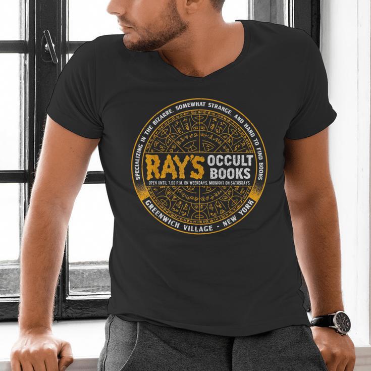 Vintage Quote Ray's Occult Retro Spiritual Books Men's V-Neck T-Shirt