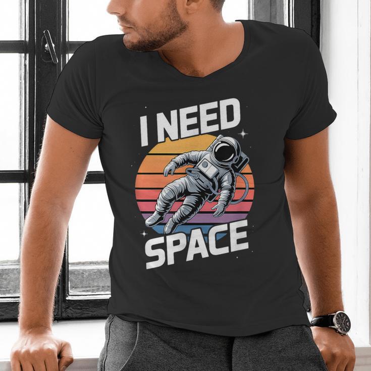 Vintage Space For Introverts I Need Space Men's V-Neck T-Shirt