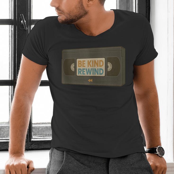 Vintage VHS Tape Humor Retro Nostalgia Graphic Men's V-Neck T-Shirt Vintage VHS Tape Humor Retro Nostalgia Graphic Men's V-Neck T-Shirt