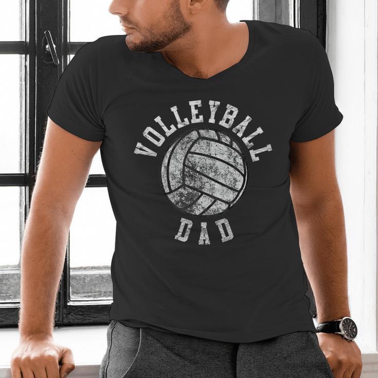Vintage Volleyball Dad Men's V-Neck T-Shirt