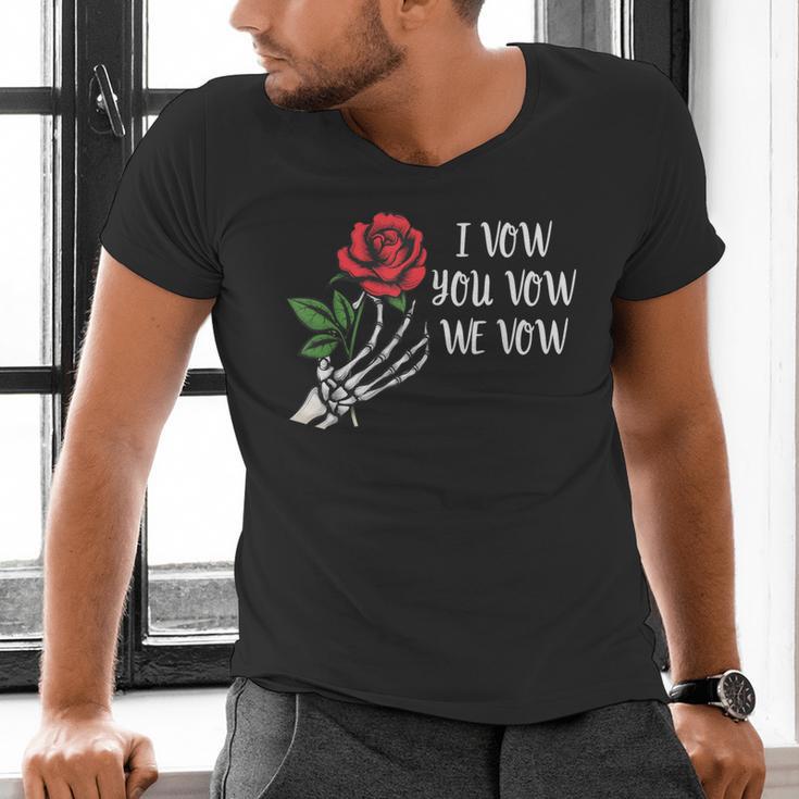 I Vow You Vow We Vow ShirtSmutty Fantasy Dark Romance Book Men's V-Neck T-Shirt I Vow You Vow We Vow ShirtSmutty Fantasy Dark Romance Book Men's V-Neck T-Shirt