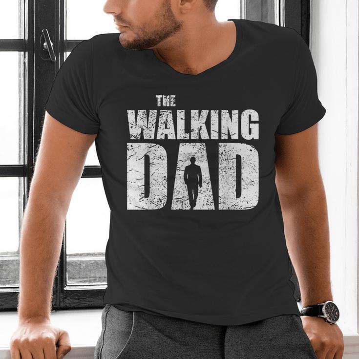 The Walking Dad Father Man Dead Retro Vintage Men Fun Men's V-Neck T-Shirt