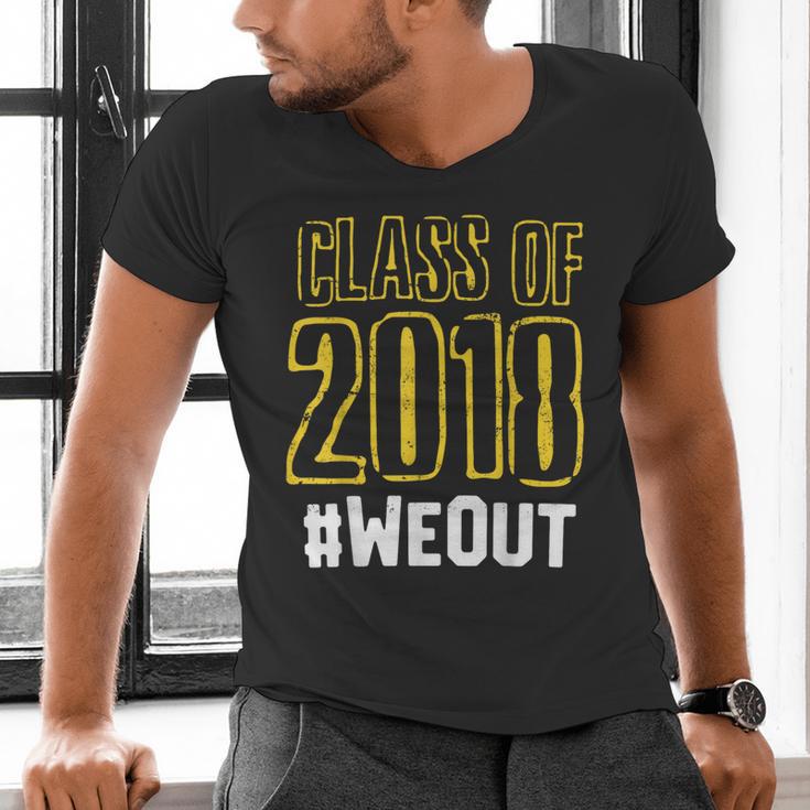 We Out WeOut Class Of 2018 Senior Graduation Men's V-Neck T-Shirt