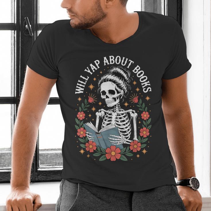 Will Yap About Books Men's V-Neck T-Shirt