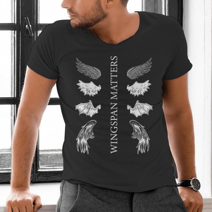 Wingspan Matters For Book Lover Men's V-Neck T-Shirt