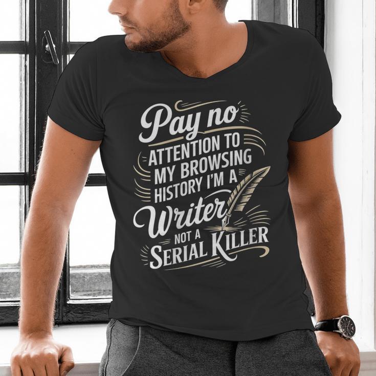 Women's I'm A Book Writer Author Book Writing Novelist Men's V-Neck T-Shirt