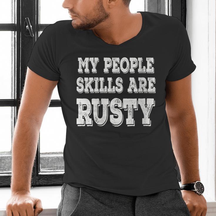 Women's My People Skills Are Rusty Introvert SPN Moments Men's V-Neck T-Shirt Women's My People Skills Are Rusty Introvert SPN Moments Men's V-Neck T-Shirt