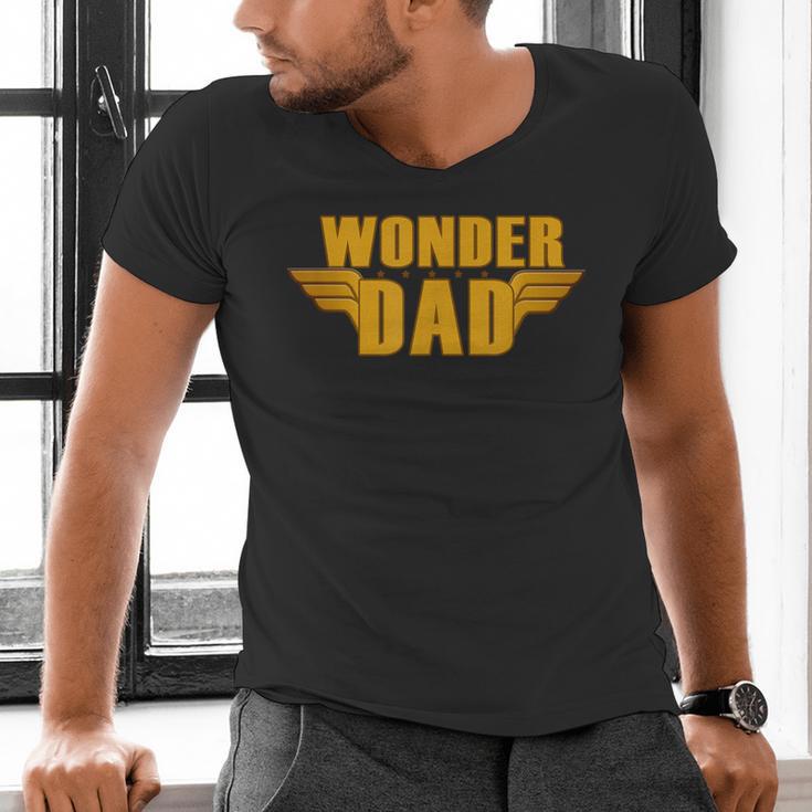 Wonder Dad Men's V-Neck T-Shirt