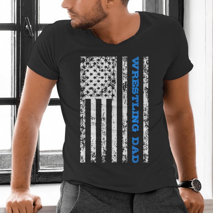 Wrestling Dad Men's V-Neck T-Shirt