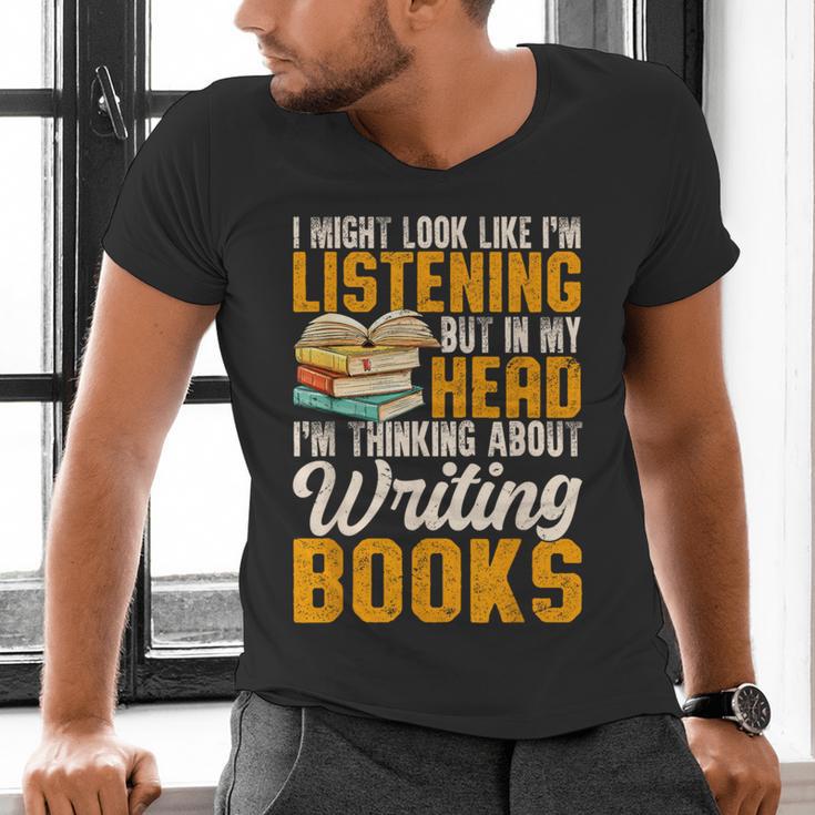 Writer Book Published Author Writers Men Women Men's V-Neck T-Shirt