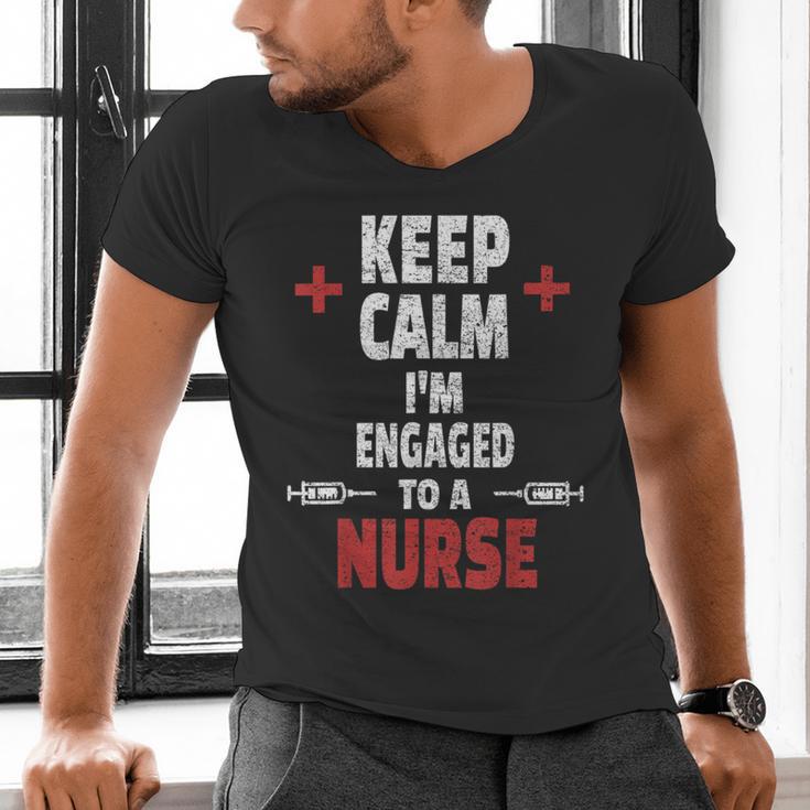 Xmas Nurse Graduation Keep Calm I'm Almost A Nurse Men's V-Neck T-Shirt