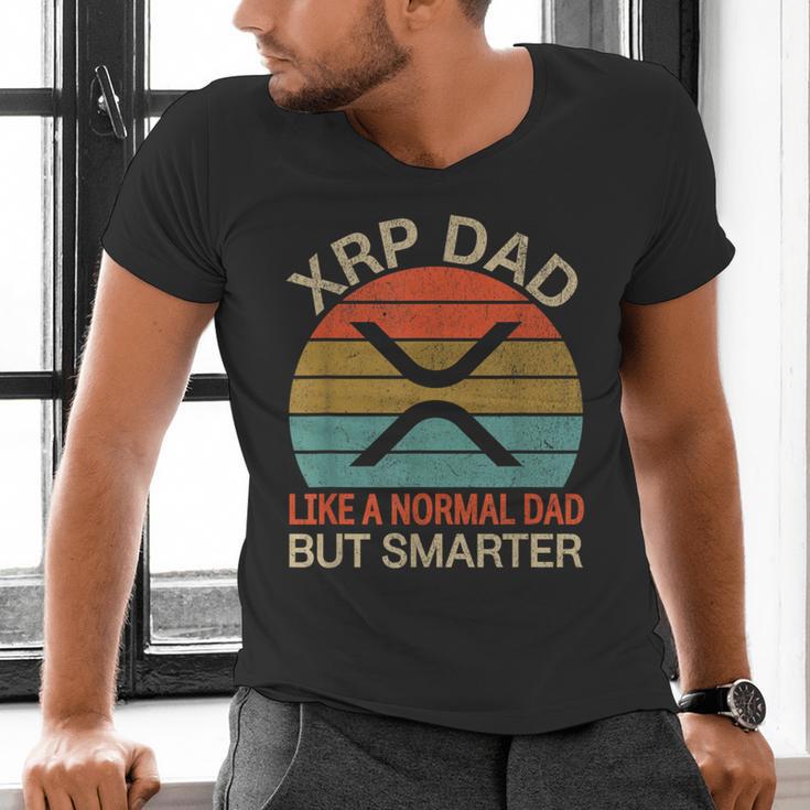 XRP Dad Crypto Merchandise Definition Men's V-Neck T-Shirt