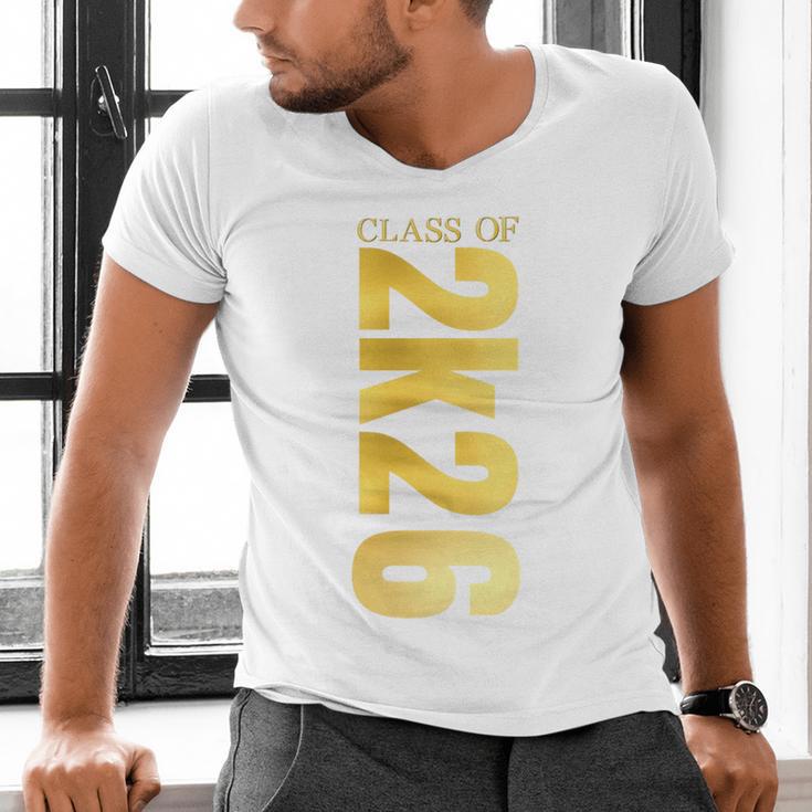 2K26 Class Of 2026 Graduation College Senior Back To School Premium Tri-Blend Men's V-Neck T-Shirt