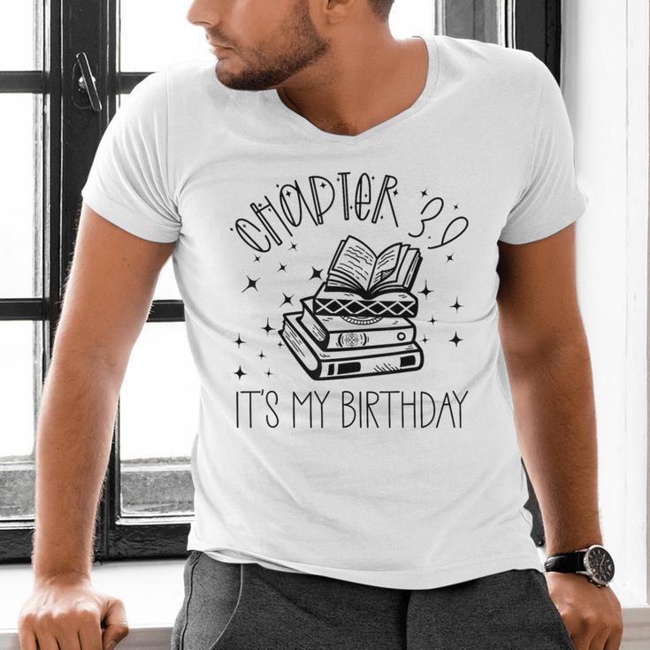 39th Birthday Women Book Lovers Chapter 39 Its My Birthday Men's V-Neck T-Shirt