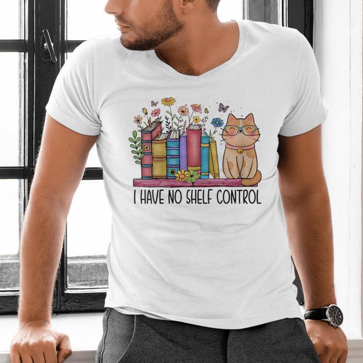 Book Lovers I Have No Shelf Control Men's V-Neck T-Shirt