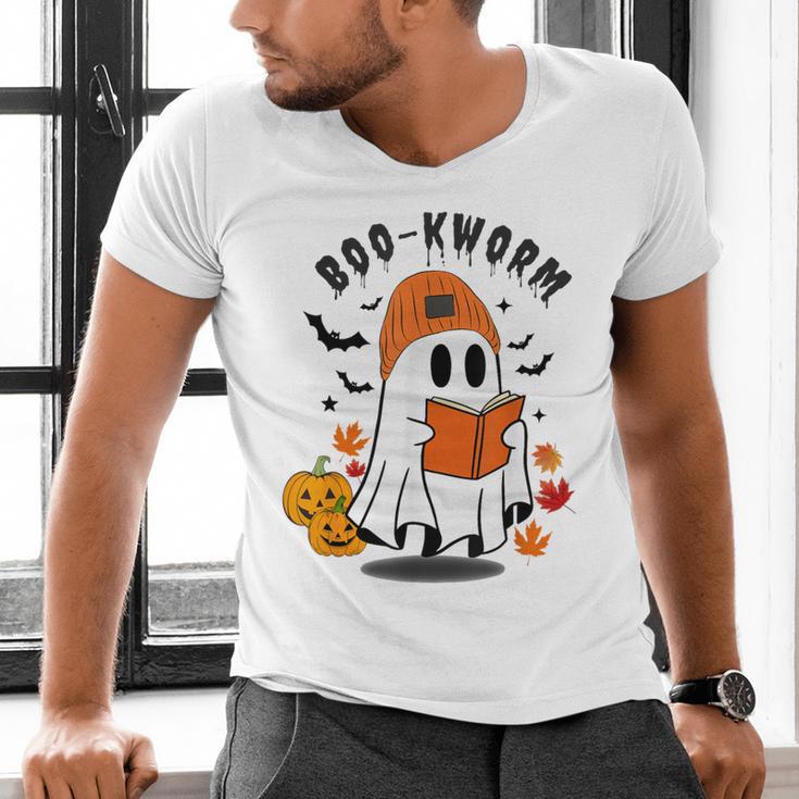 Book Worm Halloween Costume For Book Lovers Men's V-Neck T-Shirt