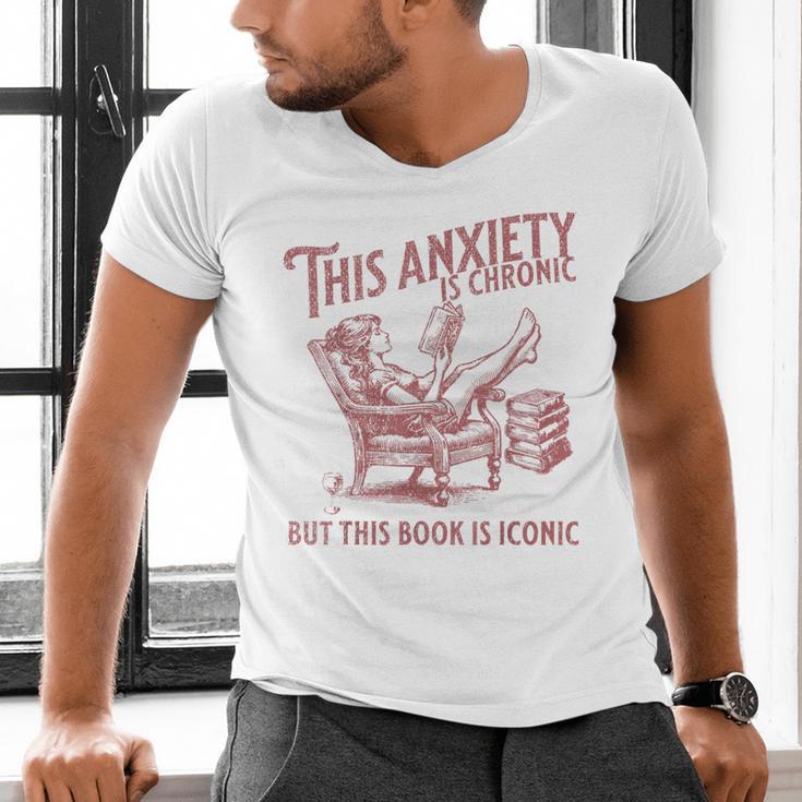 Bookish Graphic For Book Lover Reader Girl Women Men's V-Neck T-Shirt Bookish Graphic For Book Lover Reader Girl Women Men's V-Neck T-Shirt