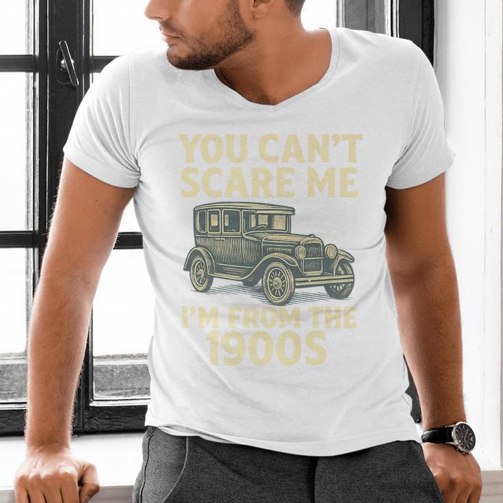 You Can't Scare Me I'm From The 1900s Retro Vintage Car Premium Men's V-Neck T-Shirt You Can't Scare Me I'm From The 1900s Retro Vintage Car Premium Men's V-Neck T-Shirt