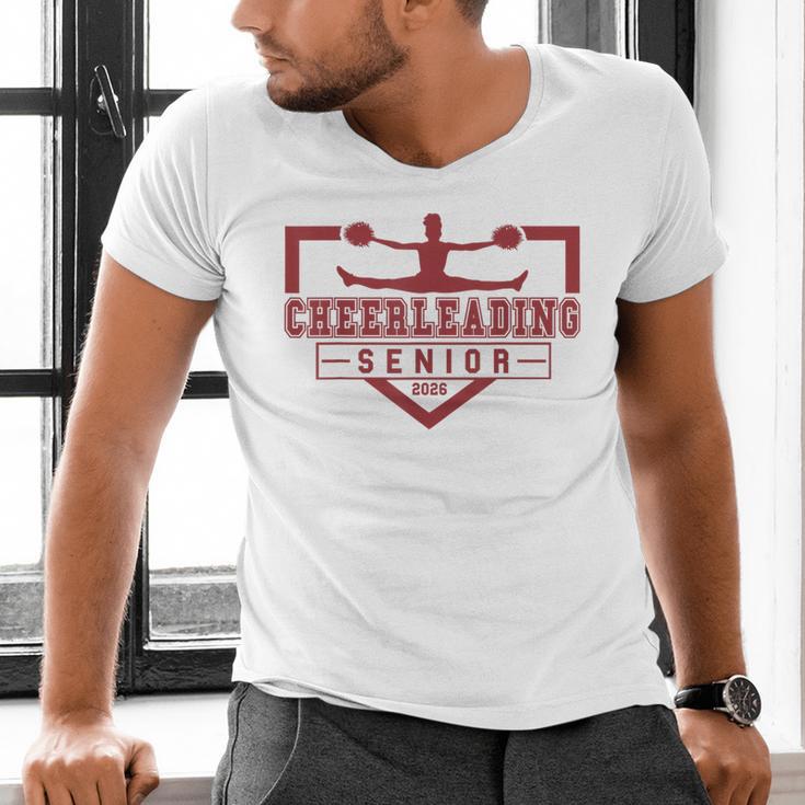 Cheerleading Senior Night Cheer Senior 2026 Graduation 69 Men's V-Neck T-Shirt