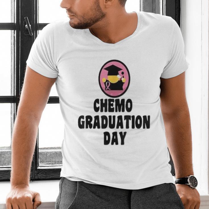 Chemo Graduation Day Victory Support Shirt Men's V-Neck T-Shirt