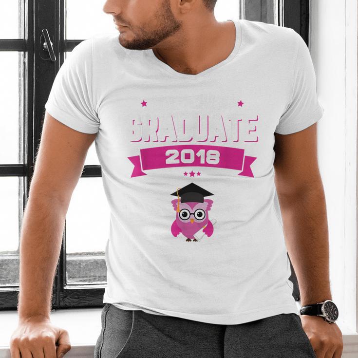 Class Of 2018 Preschool Graduation Girls Pre K Men's V-Neck T-Shirt