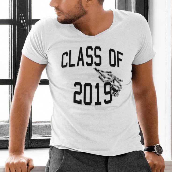 Class Of 2019-High School College University GRADUATION Men's V-Neck T-Shirt