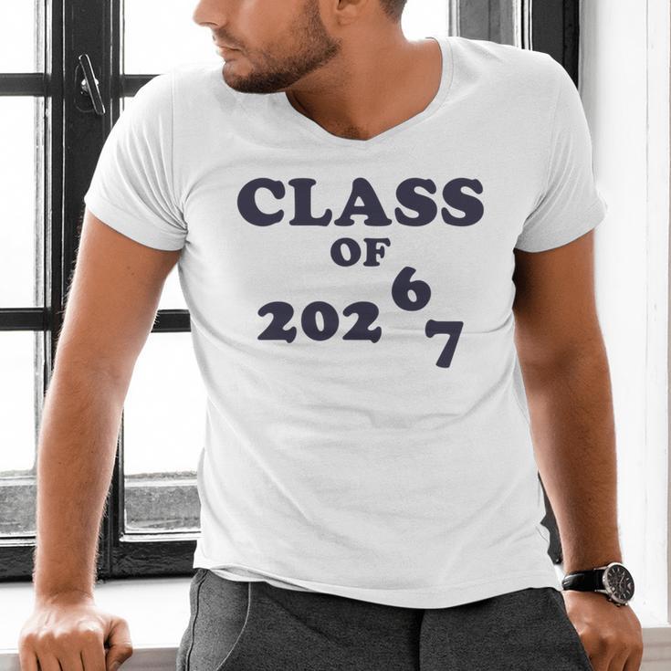 Class Of 2026 Graduation So Done Grade Middle High School Men's V-Neck T-Shirt