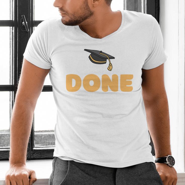 Class Of 2026 I Am So Done Graduation For Him Her Women Men Premium Tri-Blend Men's V-Neck T-Shirt