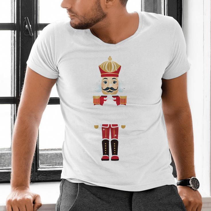 Cool Dad Nutcracker Christmas Family Matching Pajama Men's V-Neck T-Shirt