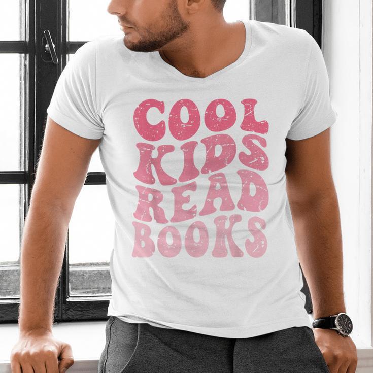 Cool Kids Read Books Library Book Reader Book Nerd Men's V-Neck T-Shirt Cool Kids Read Books Library Book Reader Book Nerd Men's V-Neck T-Shirt