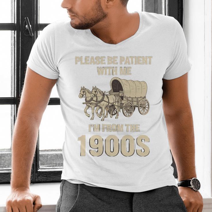 Country Please Be Patient With Me I'm From The 1900s Vintage Premium Tri-Blend Men's V-Neck T-Shirt Country Please Be Patient With Me I'm From The 1900s Vintage Premium Tri-Blend Men's V-Neck T-Shirt