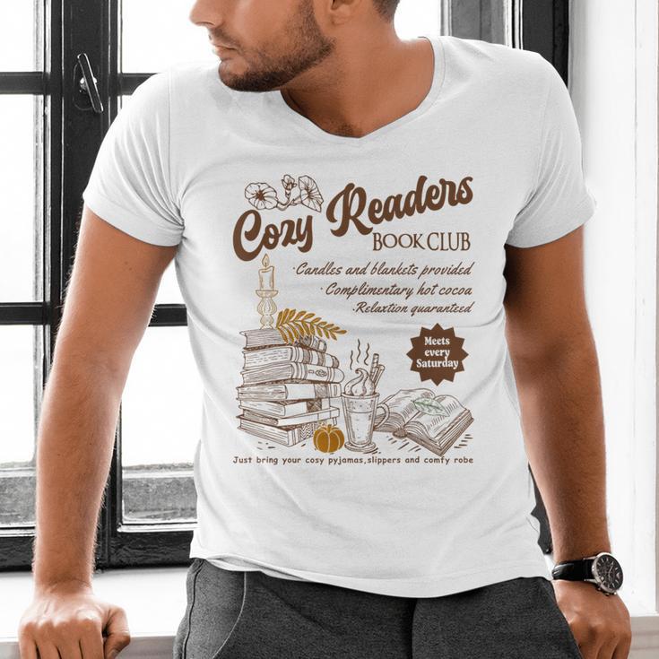 Cozy Girl Book Club Cozy Readers Book Club Men's V-Neck T-Shirt