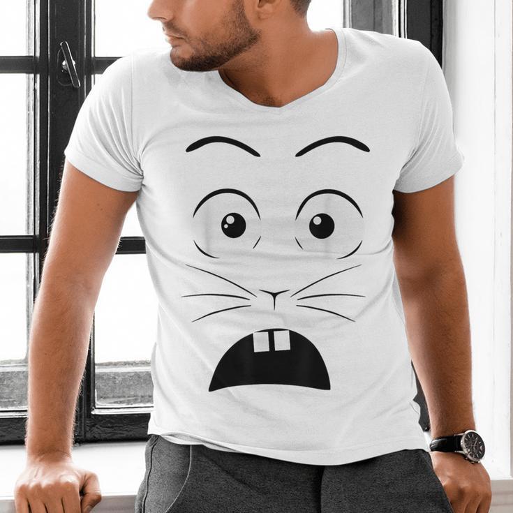 Creepy Carrots Halloween Book Character Costume Men's V-Neck T-Shirt Creepy Carrots Halloween Book Character Costume Men's V-Neck T-Shirt