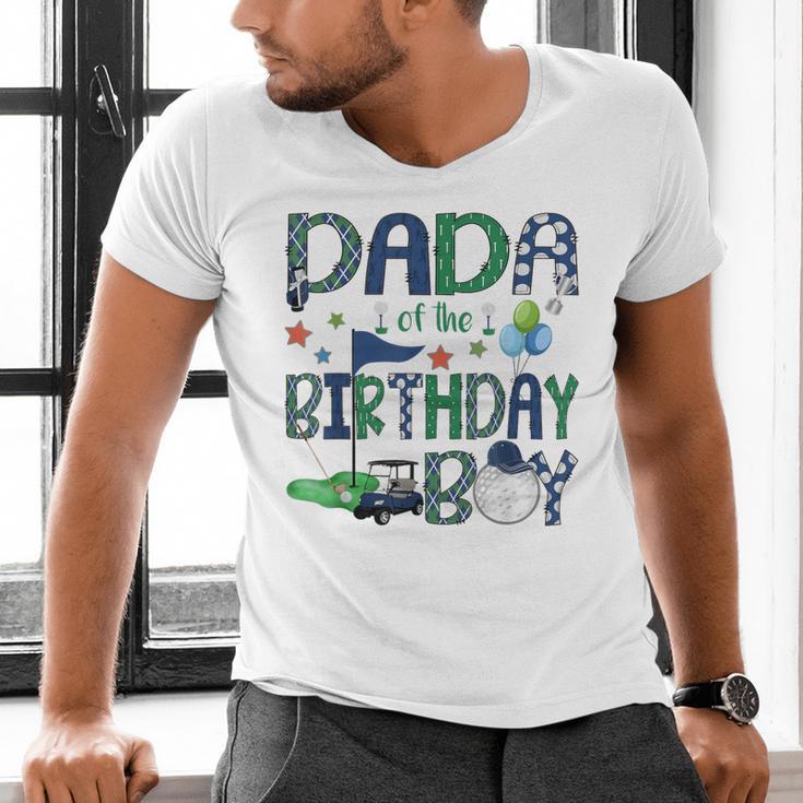Dada Of The Birthday Boy Hole In One Golf Lover Men's V-Neck T-Shirt