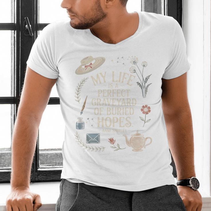 Dramatic Book Lover Quote Men's V-Neck T-Shirt