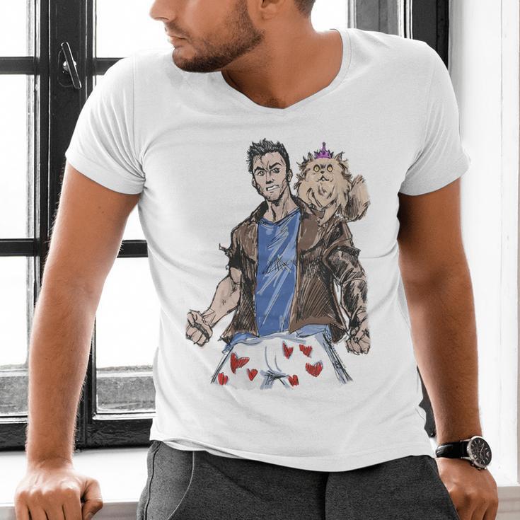 Dungeon Crawler Carl Sketchbook Princess Donut And Carl Book Men's V-Neck T-Shirt Dungeon Crawler Carl Sketchbook Princess Donut And Carl Book Men's V-Neck T-Shirt