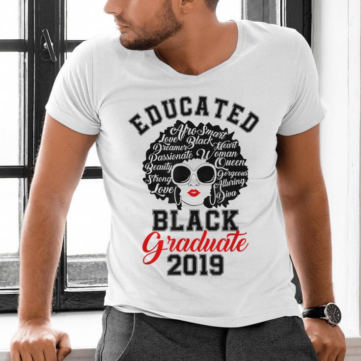 Educated Graduate 2019 Graduation CuteShirt Men's V-Neck T-Shirt