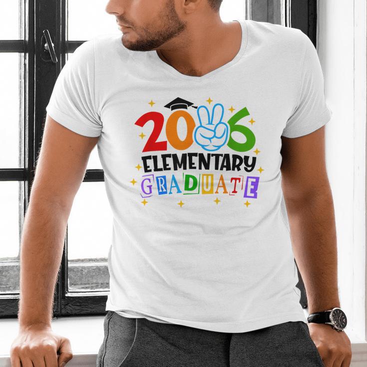 Elementary Graduate 2026 Graduation Class Of 2026 Kids Men's V-Neck T-Shirt