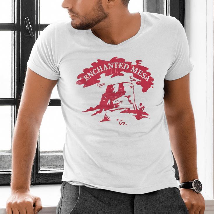 Enchanted Mesa Plateau Nostalgia Men's V-Neck T-Shirt