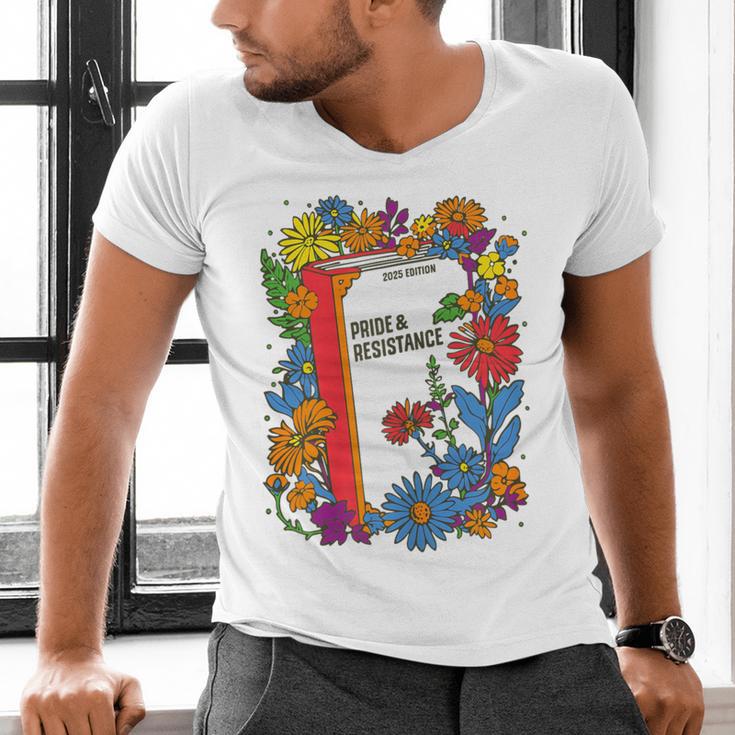 Equal Rights Book Flower Resist Feminist LGBTQ Floral Men's V-Neck T-Shirt Equal Rights Book Flower Resist Feminist LGBTQ Floral Men's V-Neck T-Shirt