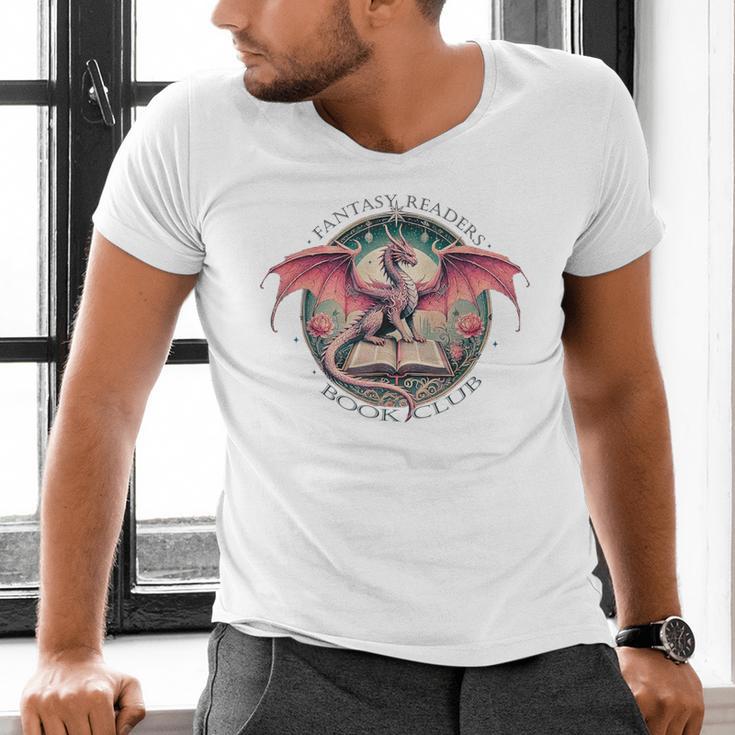 Fantasy Readers Book Club Fantasy Reader Men's V-Neck T-Shirt Fantasy Readers Book Club Fantasy Reader Men's V-Neck T-Shirt
