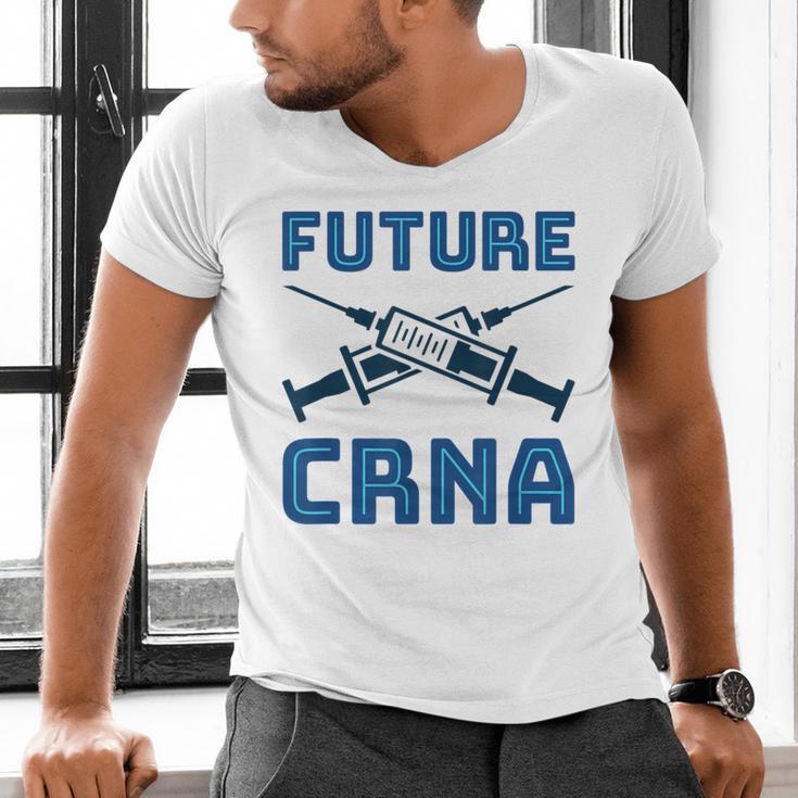 Future CRNA Nurse Anesthetist Student Nursing RN Graduation Men's V-Neck T-Shirt