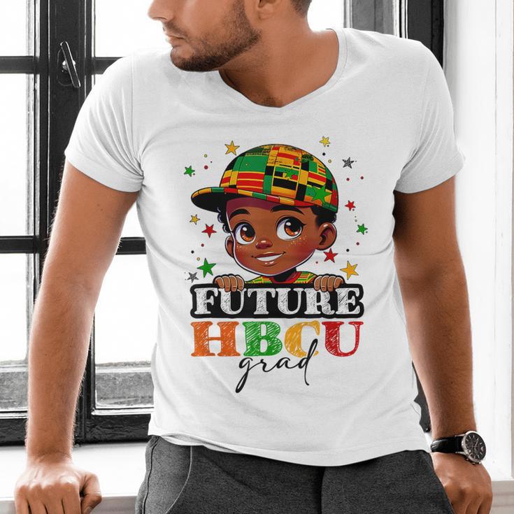 Future HBCU Grad History Boys Kids Graduation HBCU Men's V-Neck T-Shirt